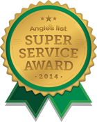 Triangle Service Center winner of Angie's List Super Server Award 2014